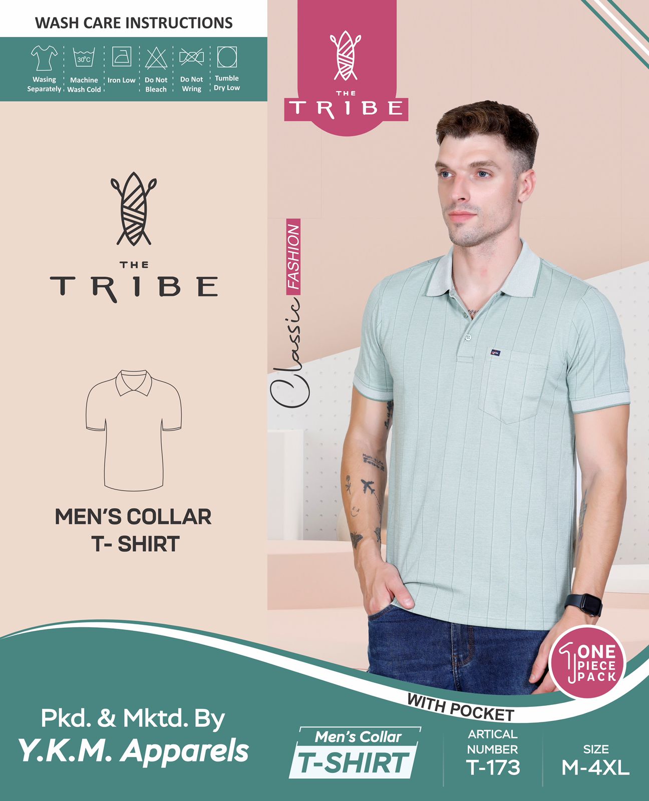 MEN\'S COLLAR T-SHIRT