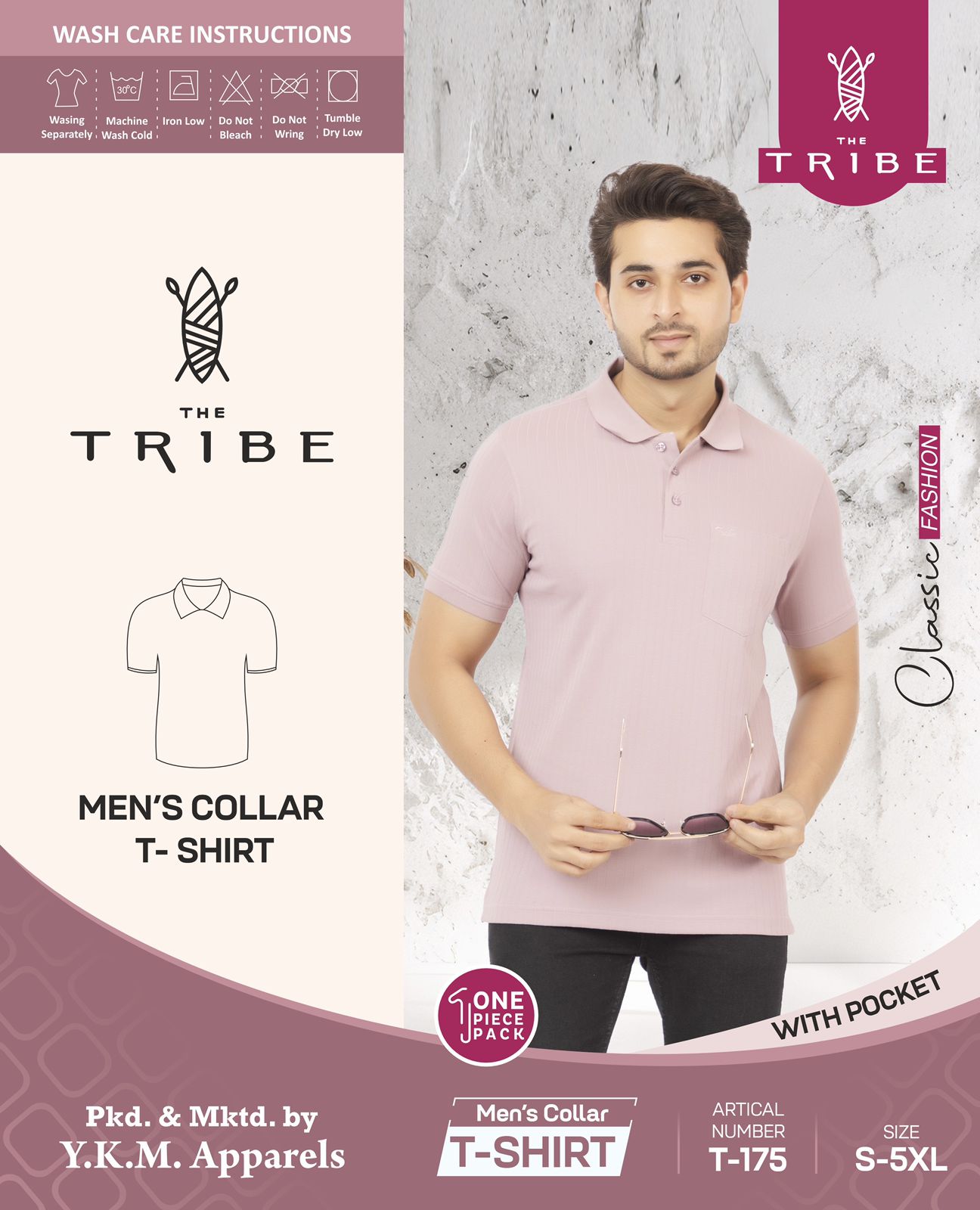MEN'S COLLAR T-SHIRT